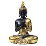'Praying Buddha' kultamusta antiikki 22cm