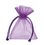 Organzapussi Tumma Lila 9*12cm