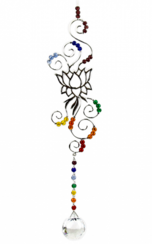 Feng Shui Kristalliriipus 'Lotus' 30mm/20cm