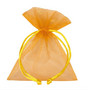 Organzapussi Okrankeltainen 9*12cm