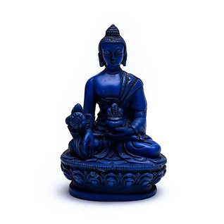 Patsas 'Medicine Buddha' sininen 11cm