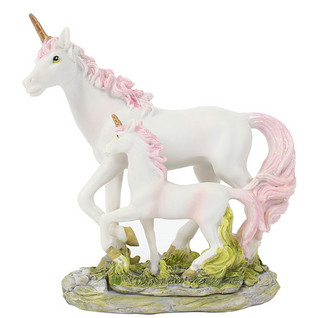Yksisarvinen patsas pinkki 15*15*7cm