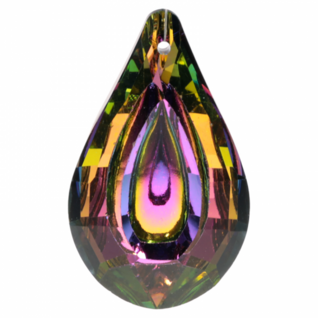 Feng shui kristallipisara 'Multicolor Bindi' 32*50mm