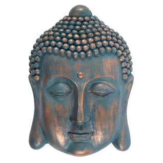 Sininen Buddha seinäreliefi 28cm