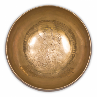 Tiibetiläinen äänimalja 'Tara Buddha Healing Bowl' Ø12-14cm/400-600g