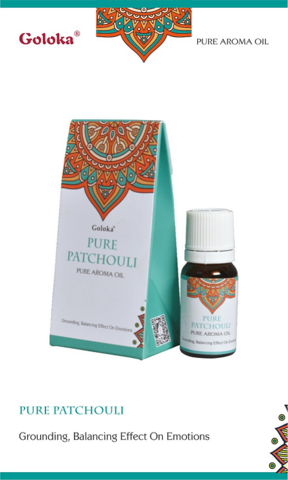 Goloka Pure Patchouli tuoksuöljy 10ml