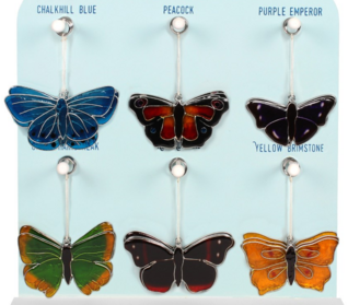Aurinkosieppari 'Butterfly Suncatcher' 6*11cm (6 mallia)