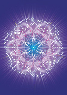 Postikortti 'Spiritual Cosmic Crop Circle' 12*17cm