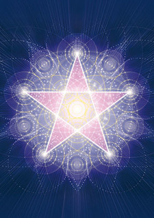 Postikortti 'Spiritual Pentagram' 12*17cm