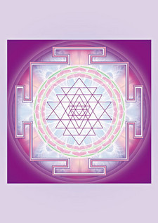 Postikortti 'Spiritual Shri Yantra' 12*17cm