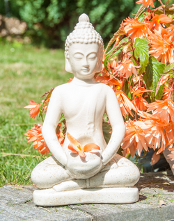 Buddhapatsas keraaminen 'Ivory' 37cm