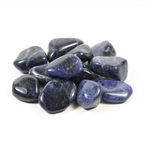 Sodaliitti 'Dark Blue' hiottu 20-30mm 1-laatu