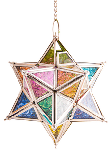 Kynttilälyhty 'Lucky Star' 18cm