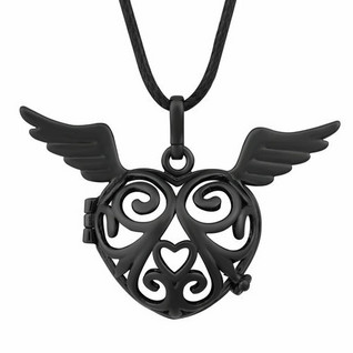 Bola Enkelikellokoru asemetalli 'Heart & Wings' (18mm)