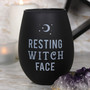 Jalaton viinilasi 'Resting Witch Face'