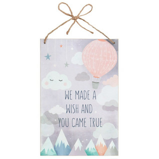 Puukyltti 'We Made A Wish' 20*30cm