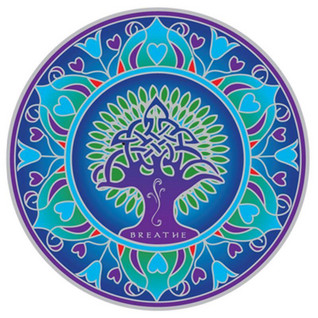 Mandala tarra / Ikkunatarra 'Earth Mandala' 14cm