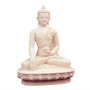 Patsas 'Medicine Buddha' valkoinen 22cm