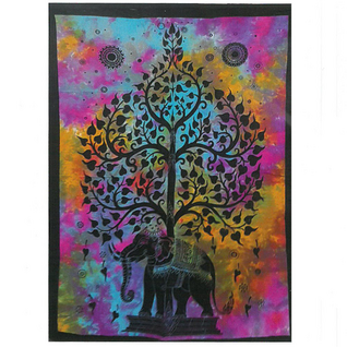 Seinävaate 'Elephant Tree' 78*112cm