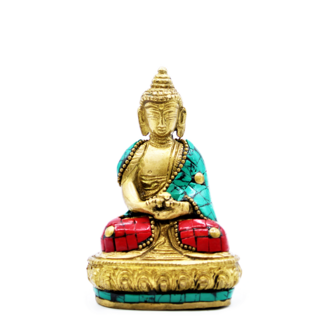 'Buddha Amitabha' messinki/mosaiikki 9,5cm