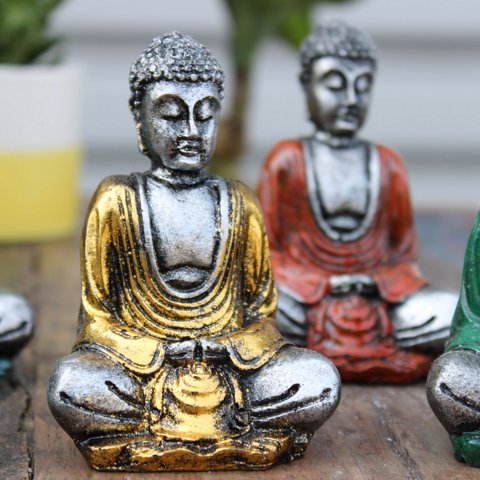 Minibuddha 'Silver & Colour' 95mm (6 väriä)