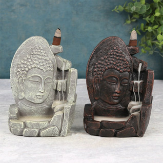 Suitsukepoltin 'Backflow Buddha' Harmaa