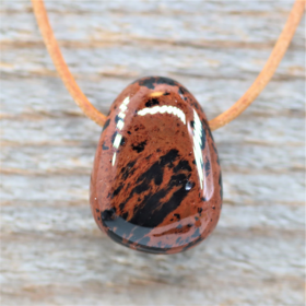 Mahonkiobsidiaani Riipus 25mm