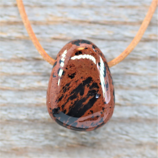 Mahonkiobsidiaani Riipus 25mm