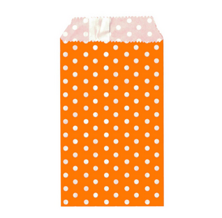 Lahjapussi paperi 'Dot' oranssi 8*15cm (3 kpl)