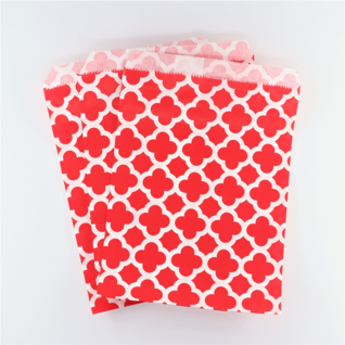Lahjapussi paperi 'Cross' punainen 13*18cm