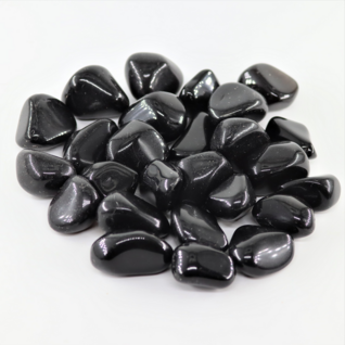 Obsidiaani musta hiottu 30-40mm