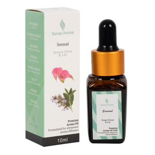 Sense Aroma 'Sensual - Green Clove & Lily' tuoksuöljy 10ml