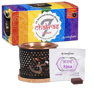 Aromafume suitsukepoltin 'Ohm 7 Chakraa'