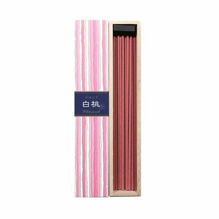 Kayuragi Incense: 'White Peach' bambooless suitsuke 40g