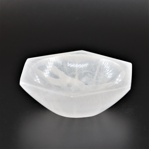 Seleniitti kulho 'Heksa' 9cm