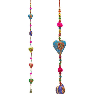 Mobile 'Hearts Garland Cotton' 90cm