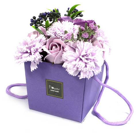 Saippuakukat 'Soap Bath Flowers Purple' Lahjapakkaus
