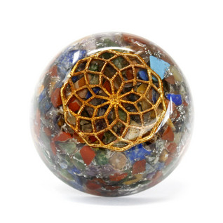 Orgoniitti 'Multi Stone Kupoli' 65*30mm