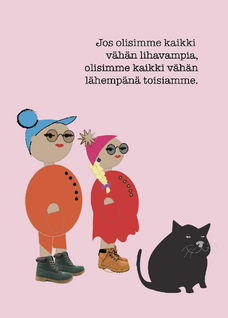 Täti-Postikortti: 'Lihavat Tädit'