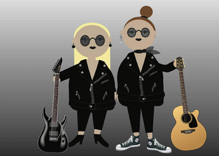 Täti-Postikortti: 'Rock'
