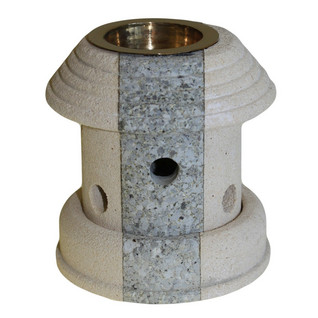 Tuoksulyhty hiekkakiveä 'Combo Lantern' 10cm