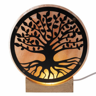 Suolavalaisin 'Himalaya Salt Elämänpuu' LED/USB 13,5cm