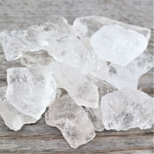 Vuorikristalli 'Ice' raakapala 25-55mm (5 kpl)