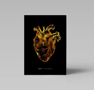 Postikortti 'I give you my heart' By Meri Mort