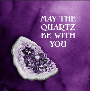Postikortti 'May the Quartz Be With You' By Meri Mort