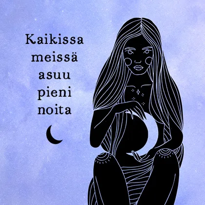 Postikortti 'Noita' By Meri Mort