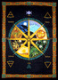 Seinävaate 'Pagan Calendar' 190x145