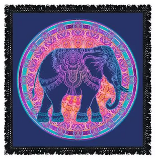 Seinävaate / Alttarivaate 'Purple Elephant' 60*60cm
