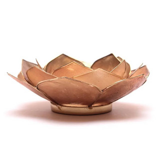 Lotus tuikkulyhty 'Petal' Savu-Beige kultareunuksin