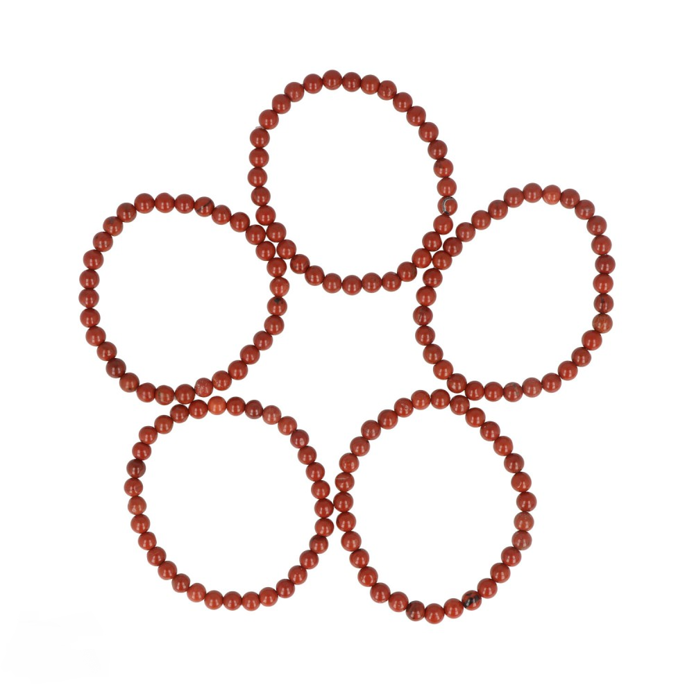 Rannekoru Punainen jaspis (Helmi 4mm) – KuuKorento - Elämäniloinen  verkkokauppa
